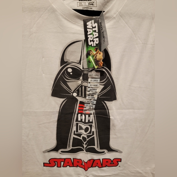 HOT TOPIC Star Wars Chibi Darth Vader Graphic Tee Size 3x - Picture 4 of 9